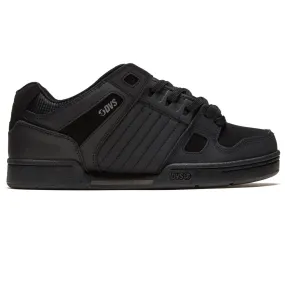 DVS Celsius Shoes - Black/Black Leather Quick Style Ride