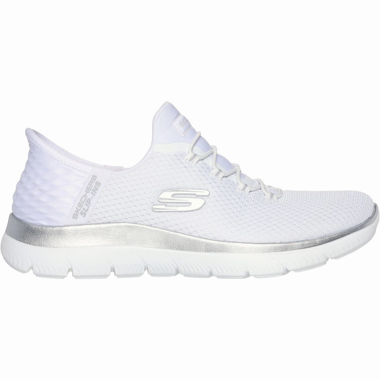 Stay Dry Women's Wide Fit Skechers 150123 Slip-ins Summits Diamond Dream Sneaker