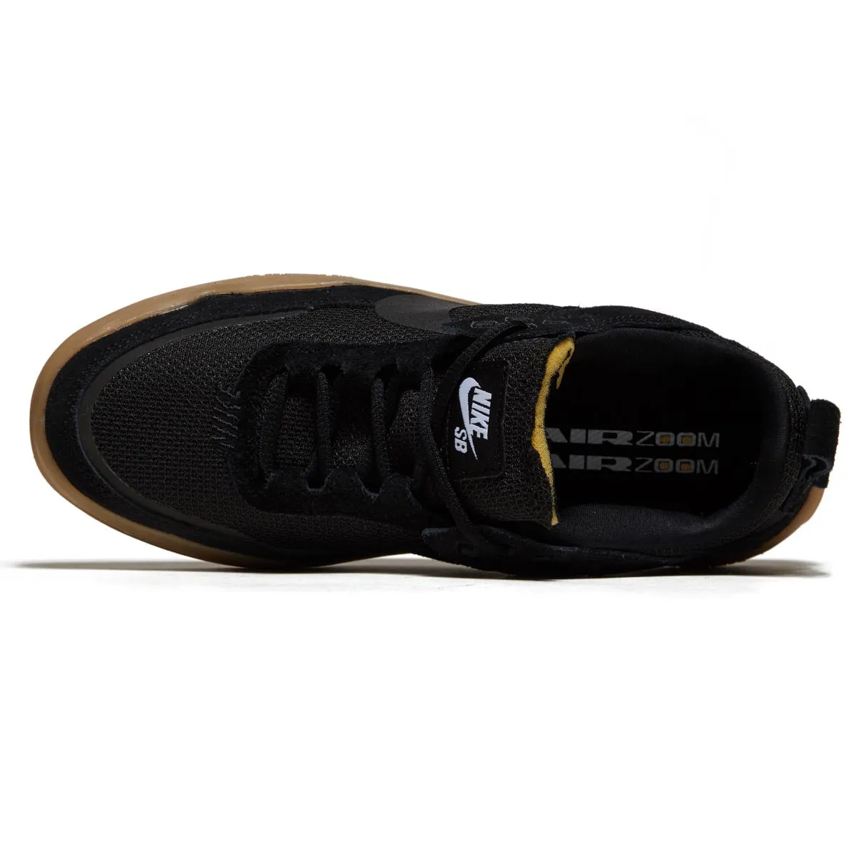 Step Comfort Nike SB Youth Day One Shoes - Black/Black/Gum Light Brown/White