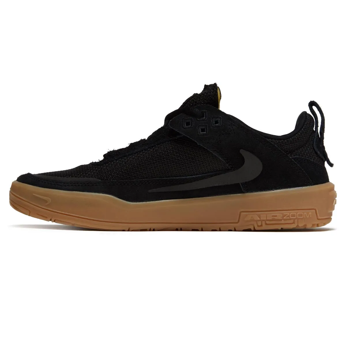Step Comfort Nike SB Youth Day One Shoes - Black/Black/Gum Light Brown/White