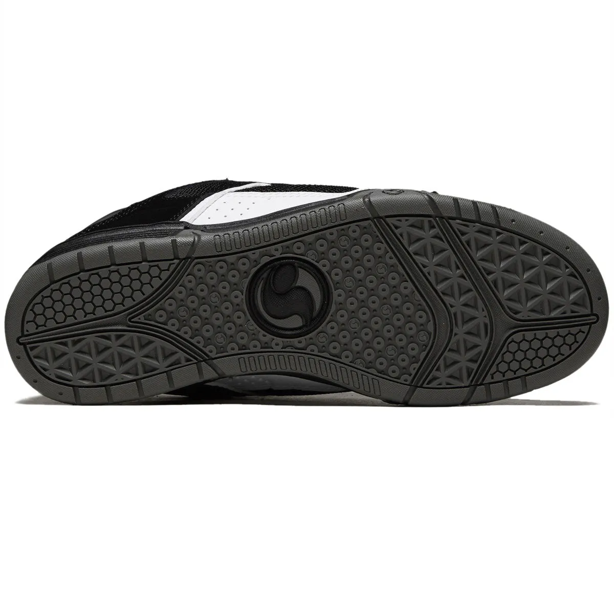 Step Edge DVS Comanche Shoes - Black/White/Charcoal Nubuck