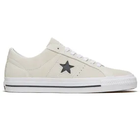 Precision Movement Converse One Star Pro Ox Shoes - Egret/White/Black
