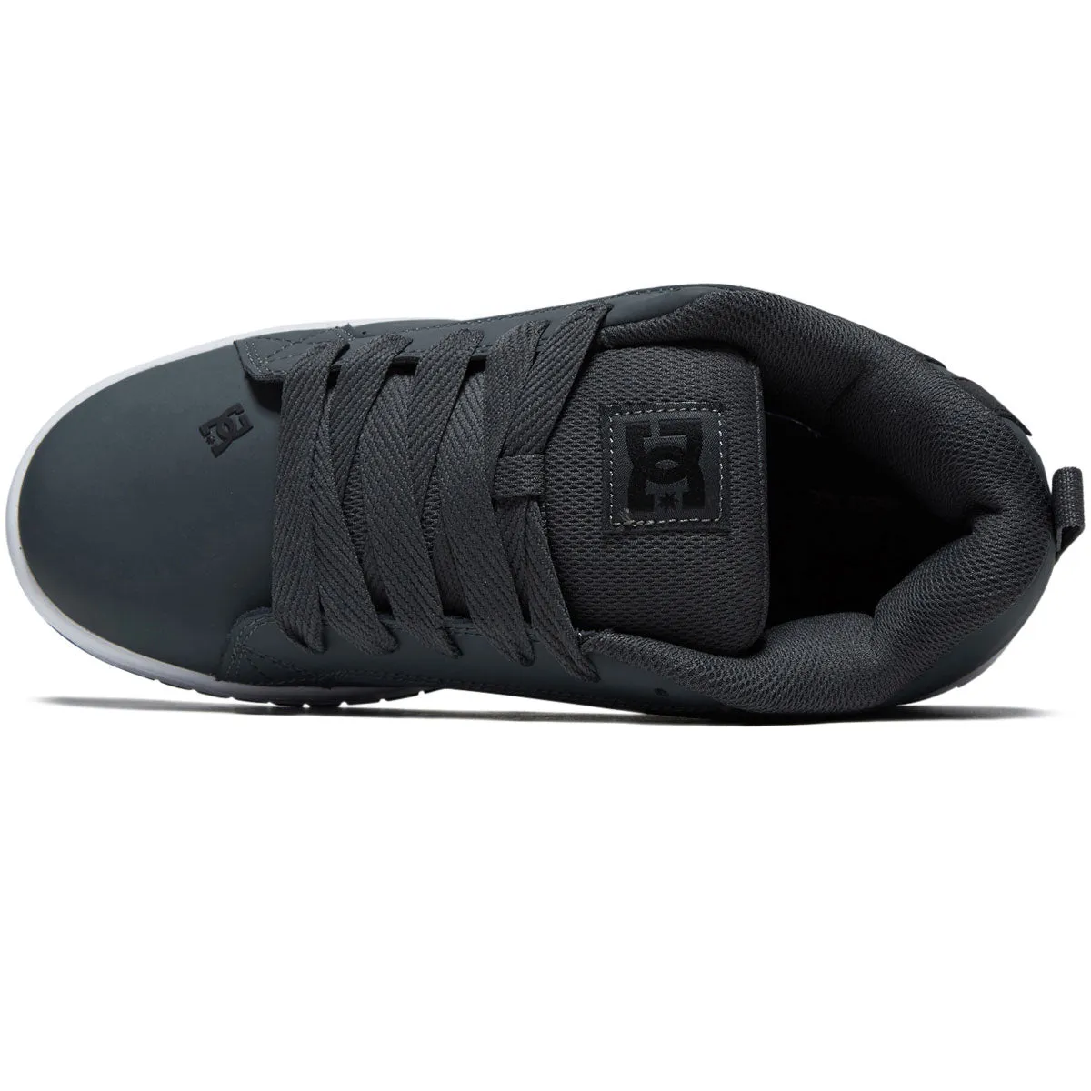 Step Guard DC Court Graffik Shoes - Dark Grey/Black/White