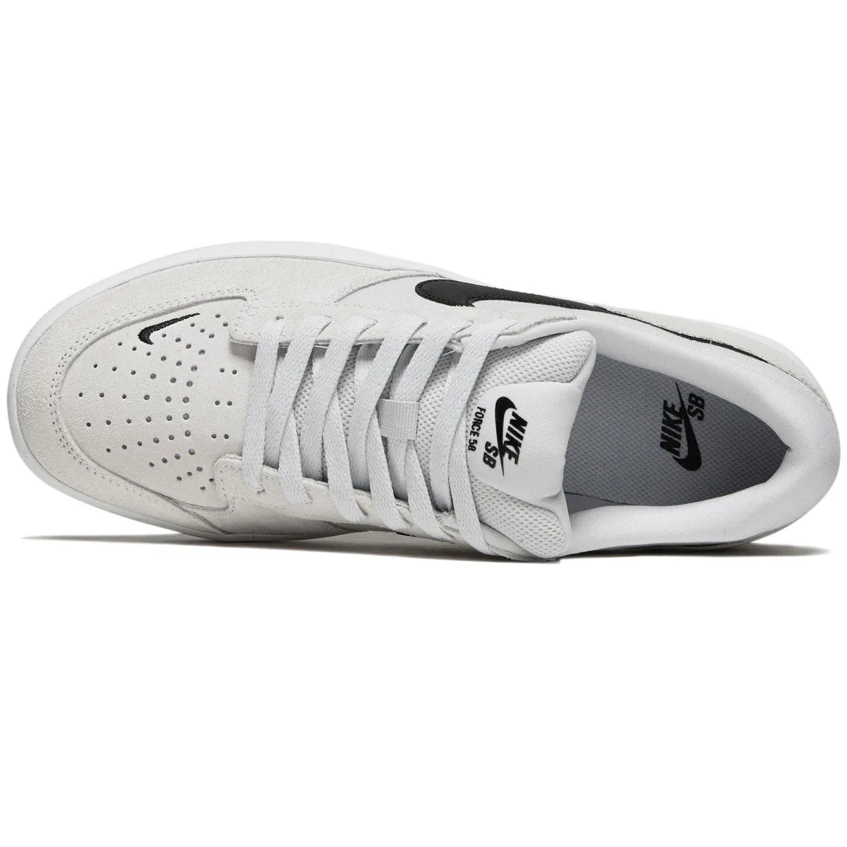 Step Guard Nike SB Force 58 Shoes - Photon Dust/Black/Photon Dust/White