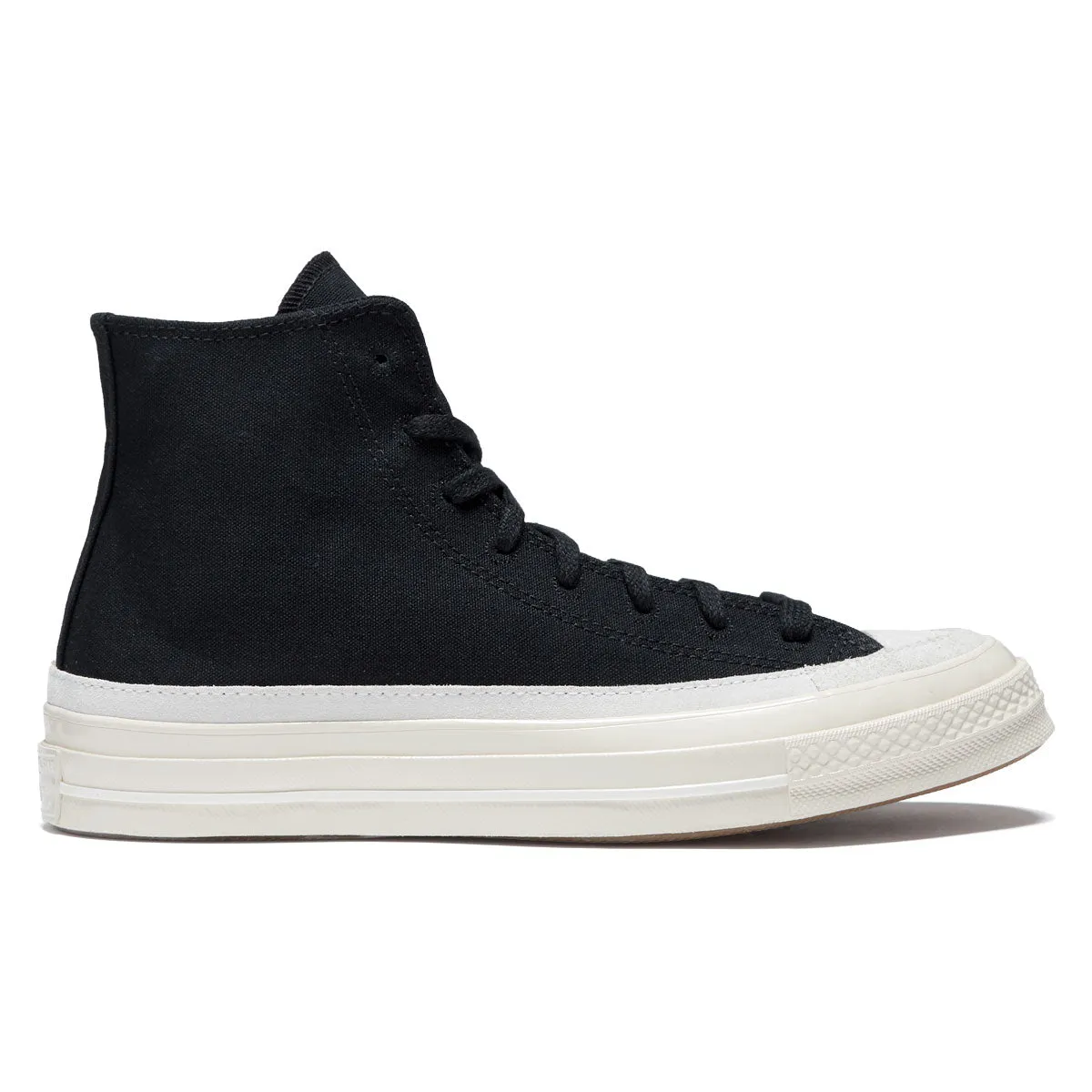 Converse Chuck 70 Hi Shoes - Black/Egret/Natural Ivory Skater Ride Performance Soft Walk