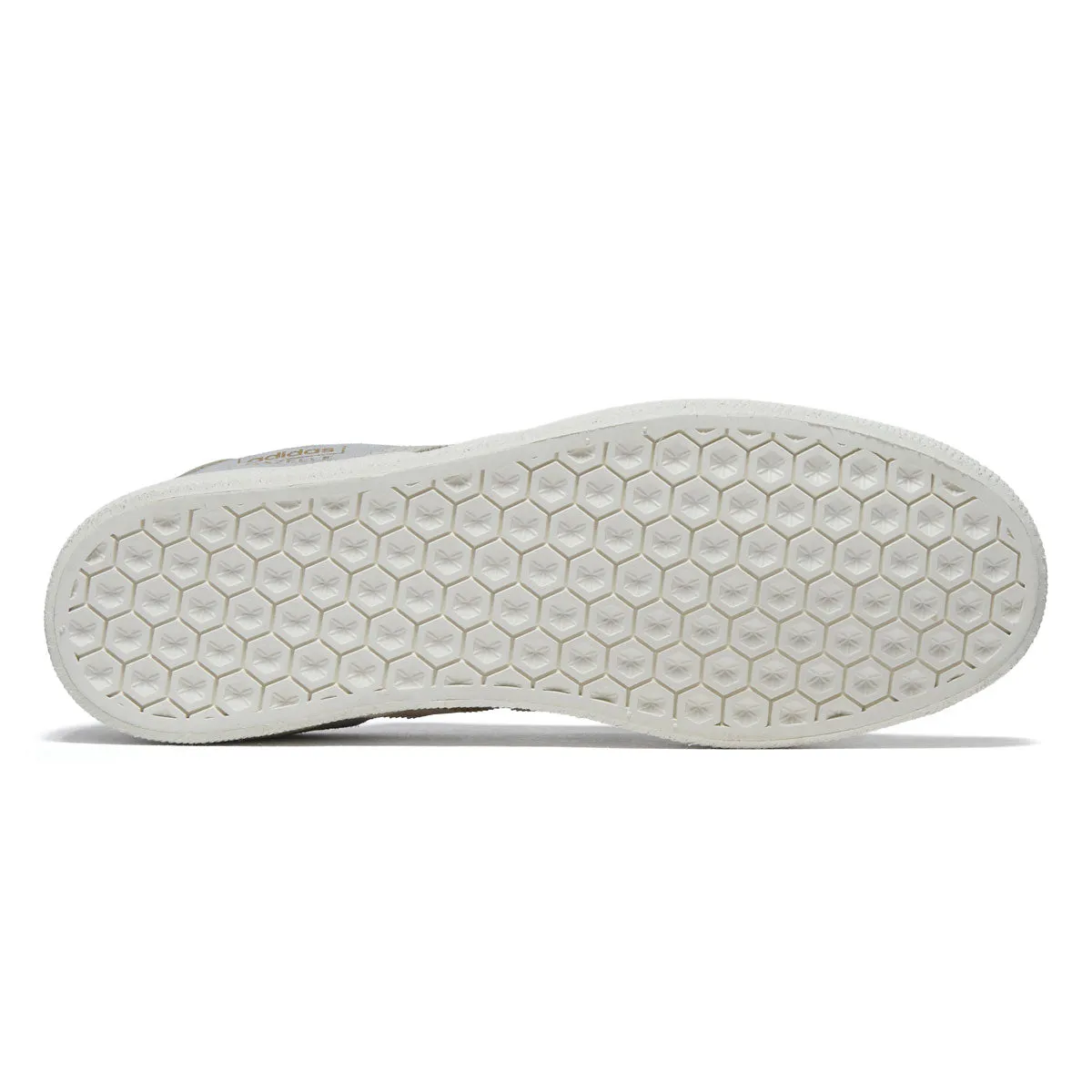 Street Energy Adidas Gazelle ADV Shoes - Grey/Core White/Gold Metallic