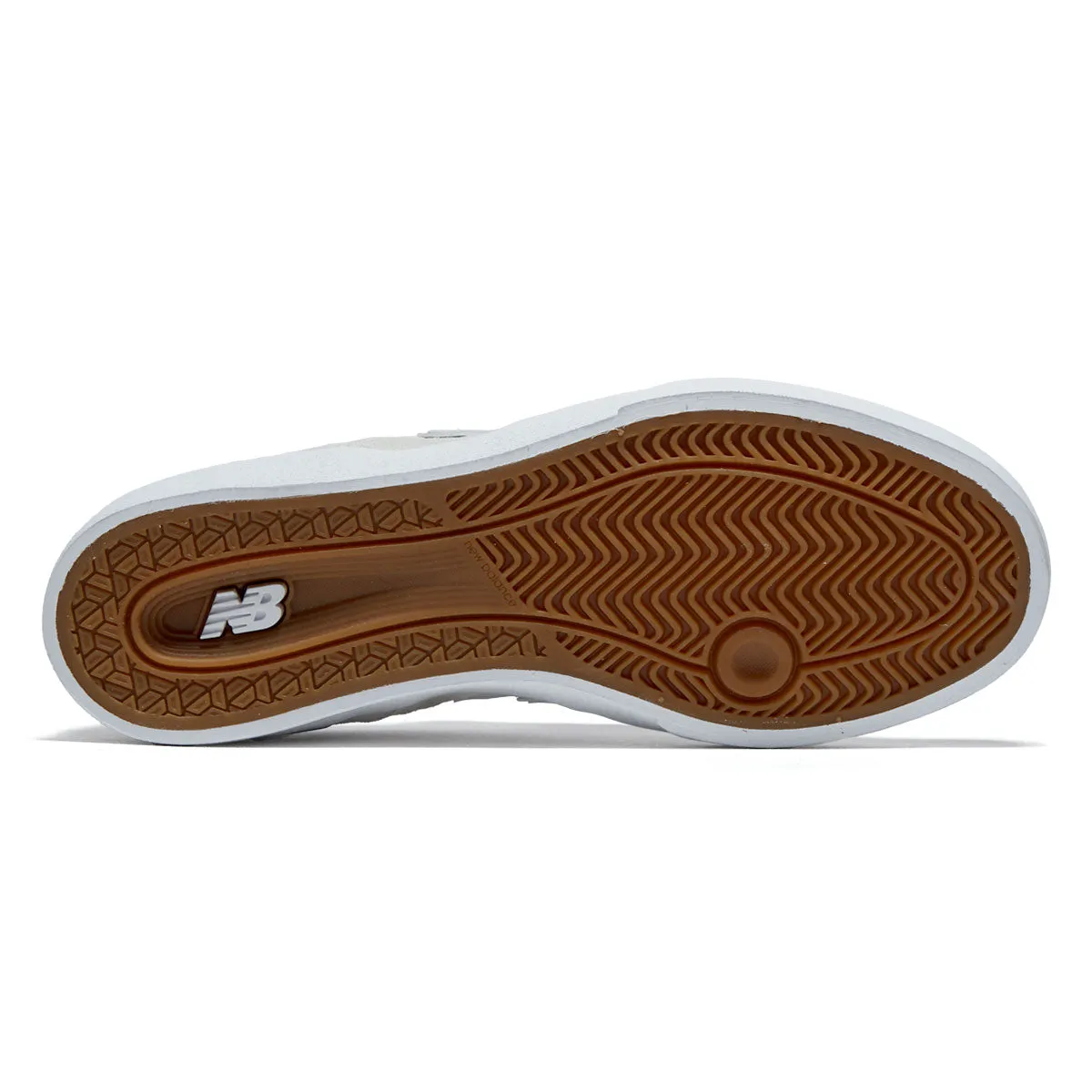 Street Flow Max New Balance 574 Vulc Shoes - Sea Salt/White