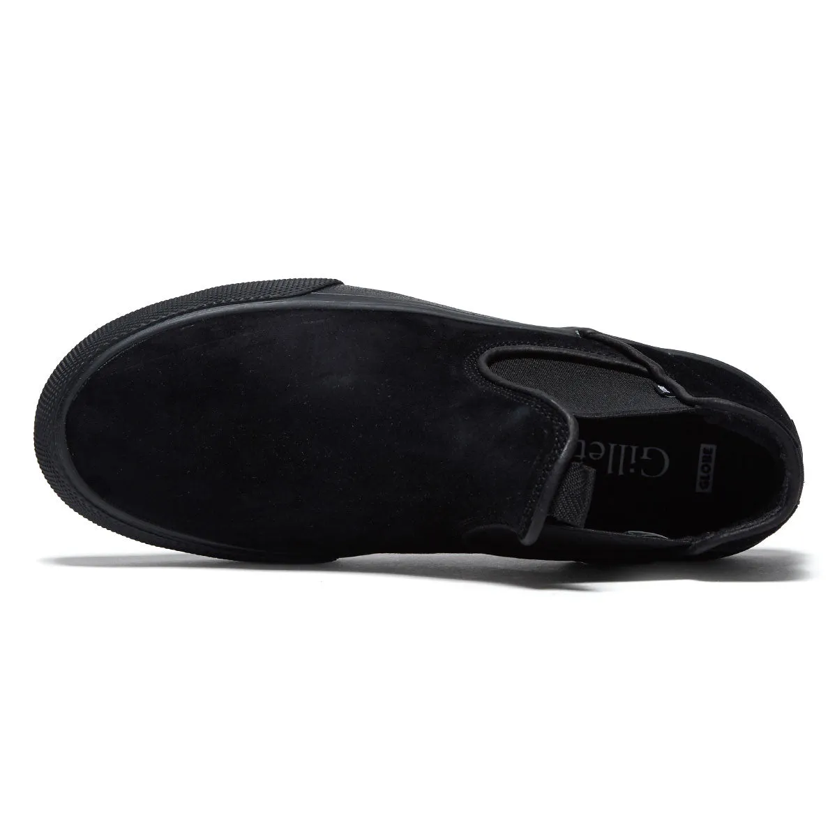 Street Jump Globe Dover Shoes - Black Suede/Gillette