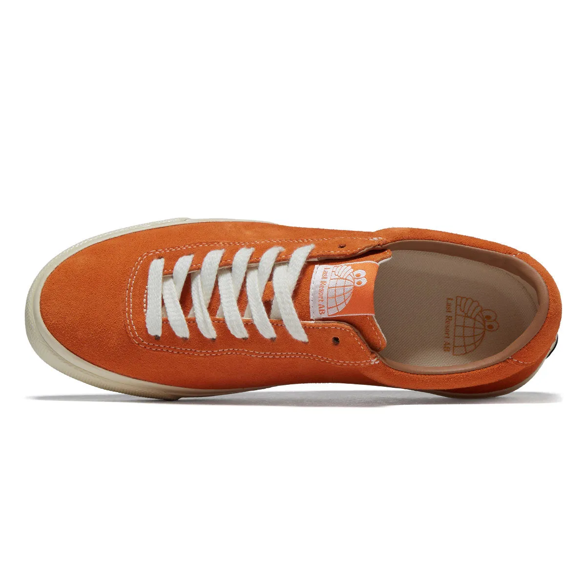 Street Move Last Resort AB VM001 Suede Lo Shoes - Sunset Orange/White