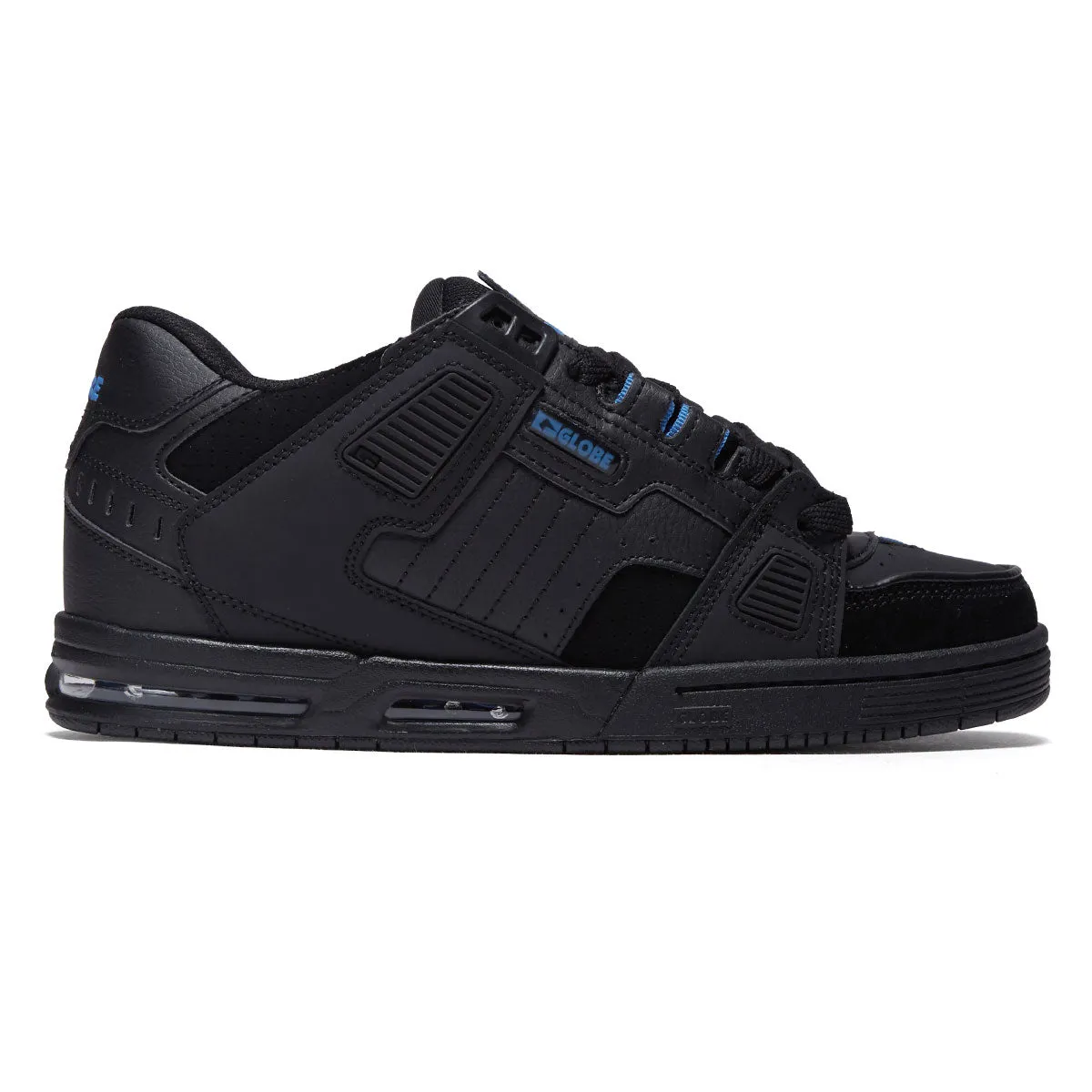 Globe Sabre Shoes - Onyx/Blue Skate Performance Gear Flex Ride