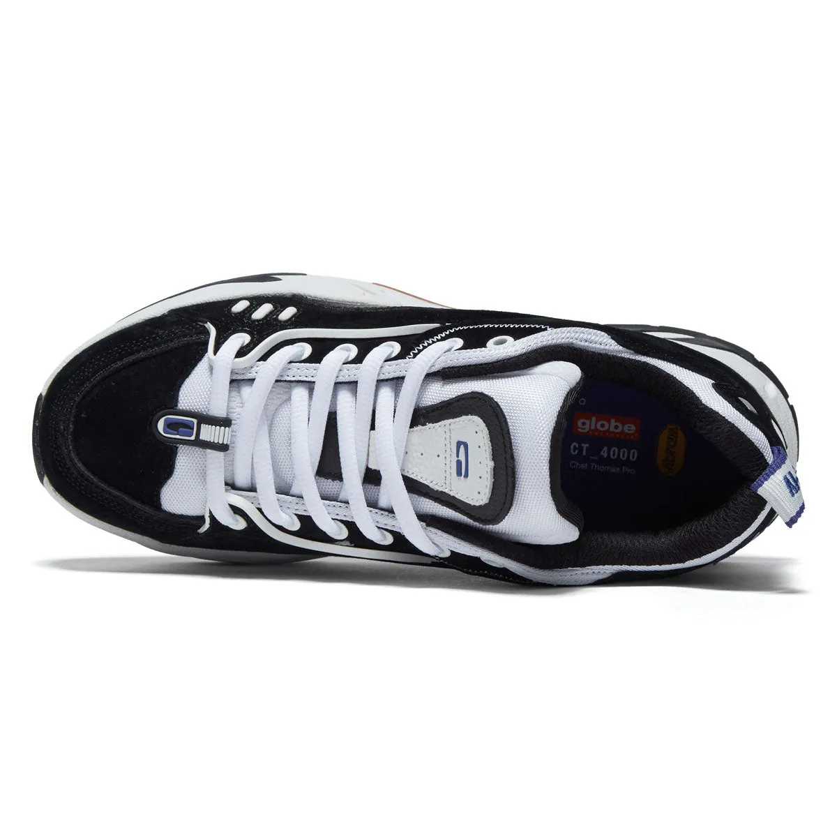 Street Tough Globe CT 4000 Shoes - Black/White