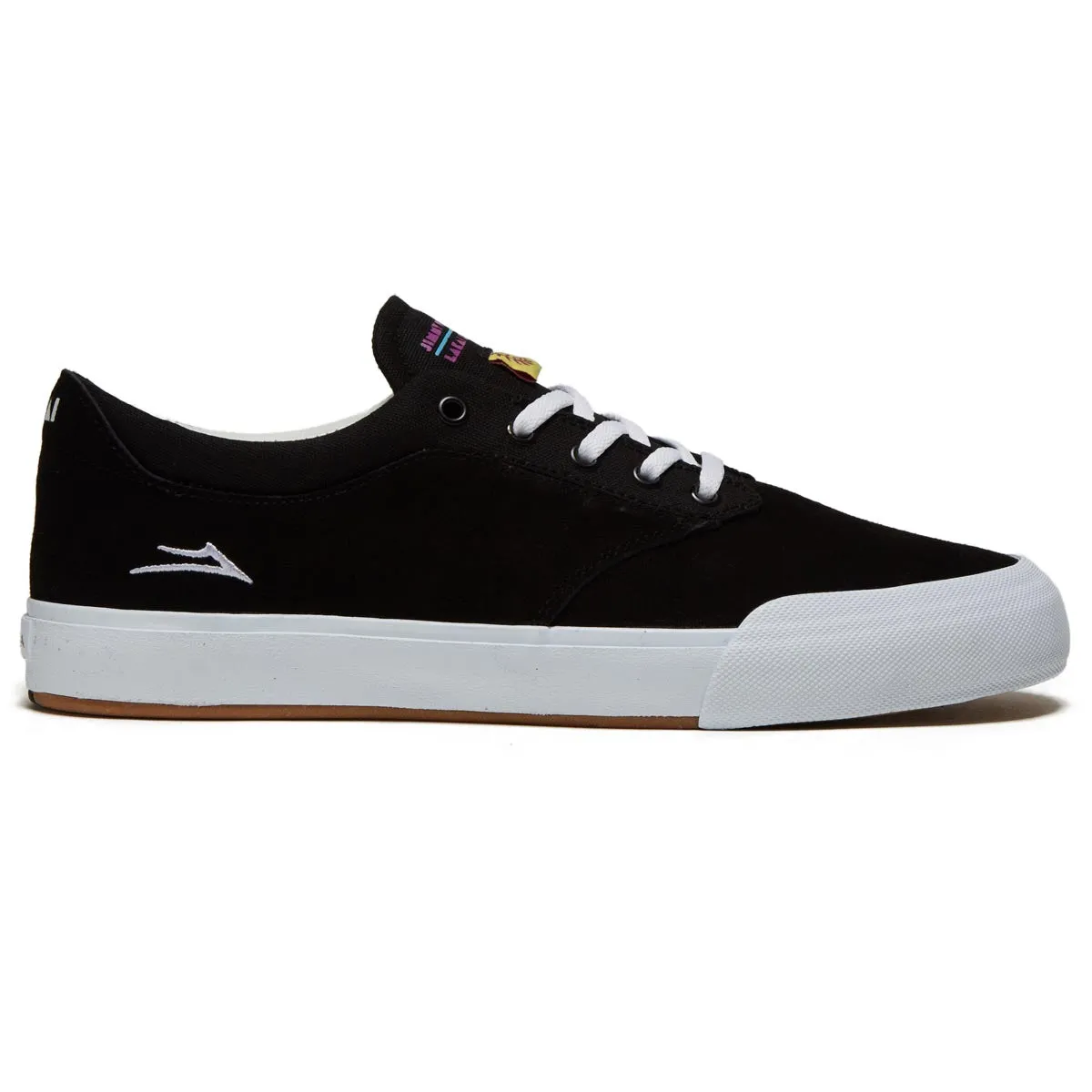 Lakai Wilkins Shoes - Black Suede Campus Life Sleek Look