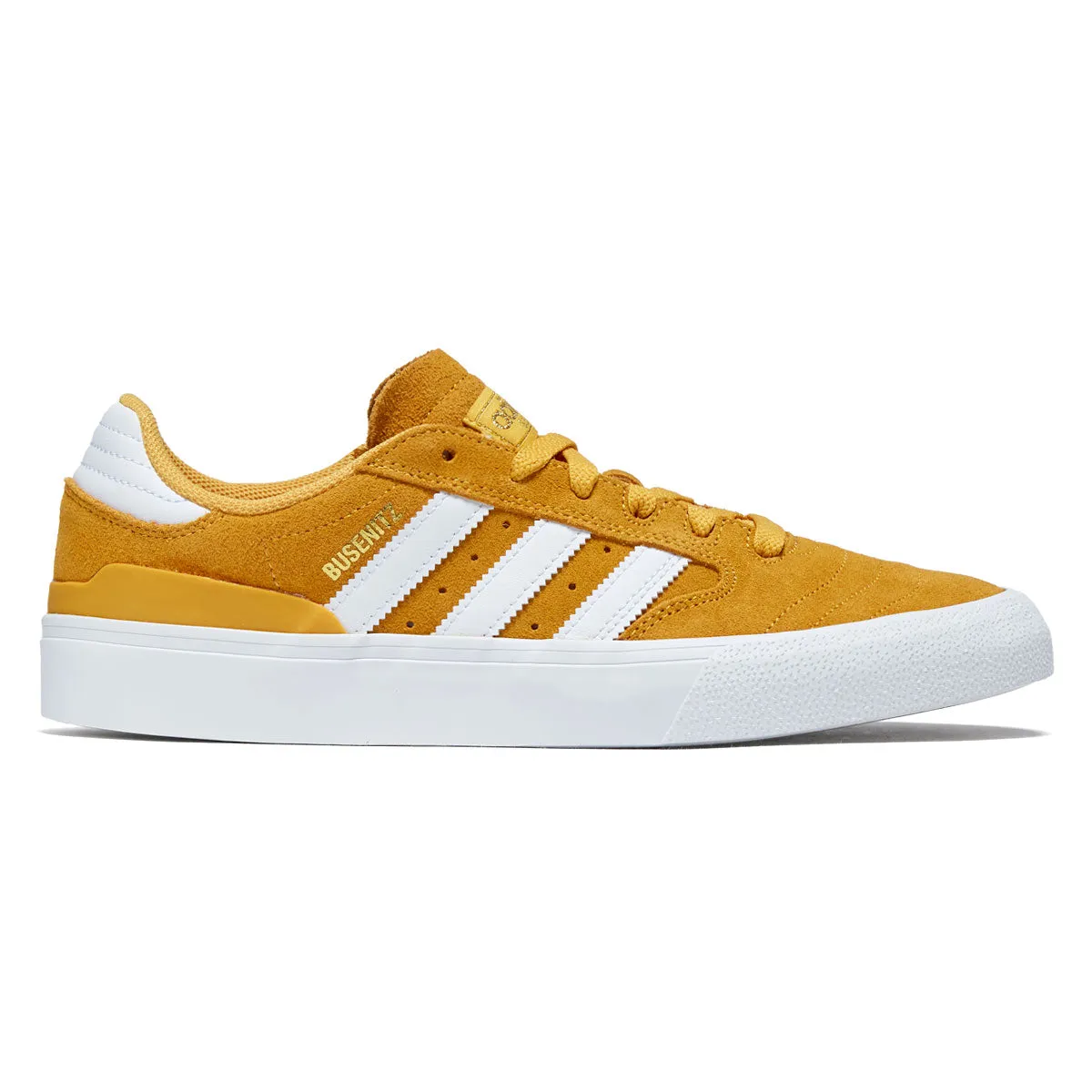Positive energy Flex Action Adidas Busenitz Vulc II Shoes - Preloved Yellow/Ftwr White/Gold Metallic