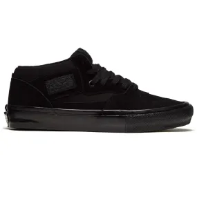 Bold colors Comfortable Ride Vans Skate Half Cab Shoes - Black/Black