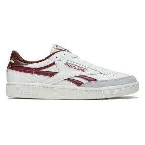 Reebok Club C Revenge Vintage Shoes - Chalk/Burgundy/Grey Minimal Design