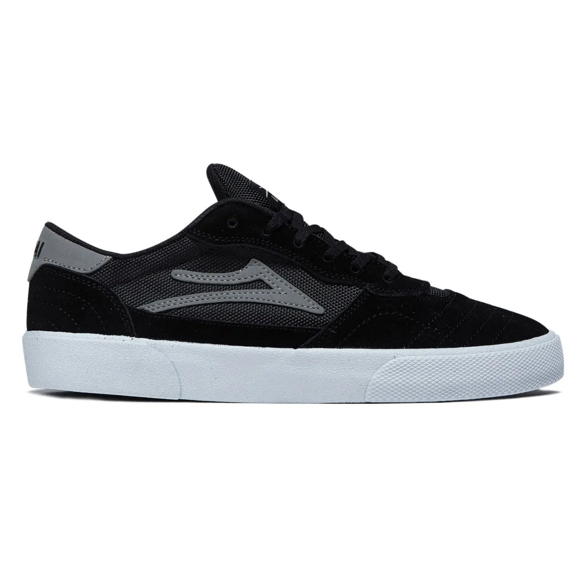 Lakai Cambridge Shoes - Black/Grey Suede Classic Ride Free Ride