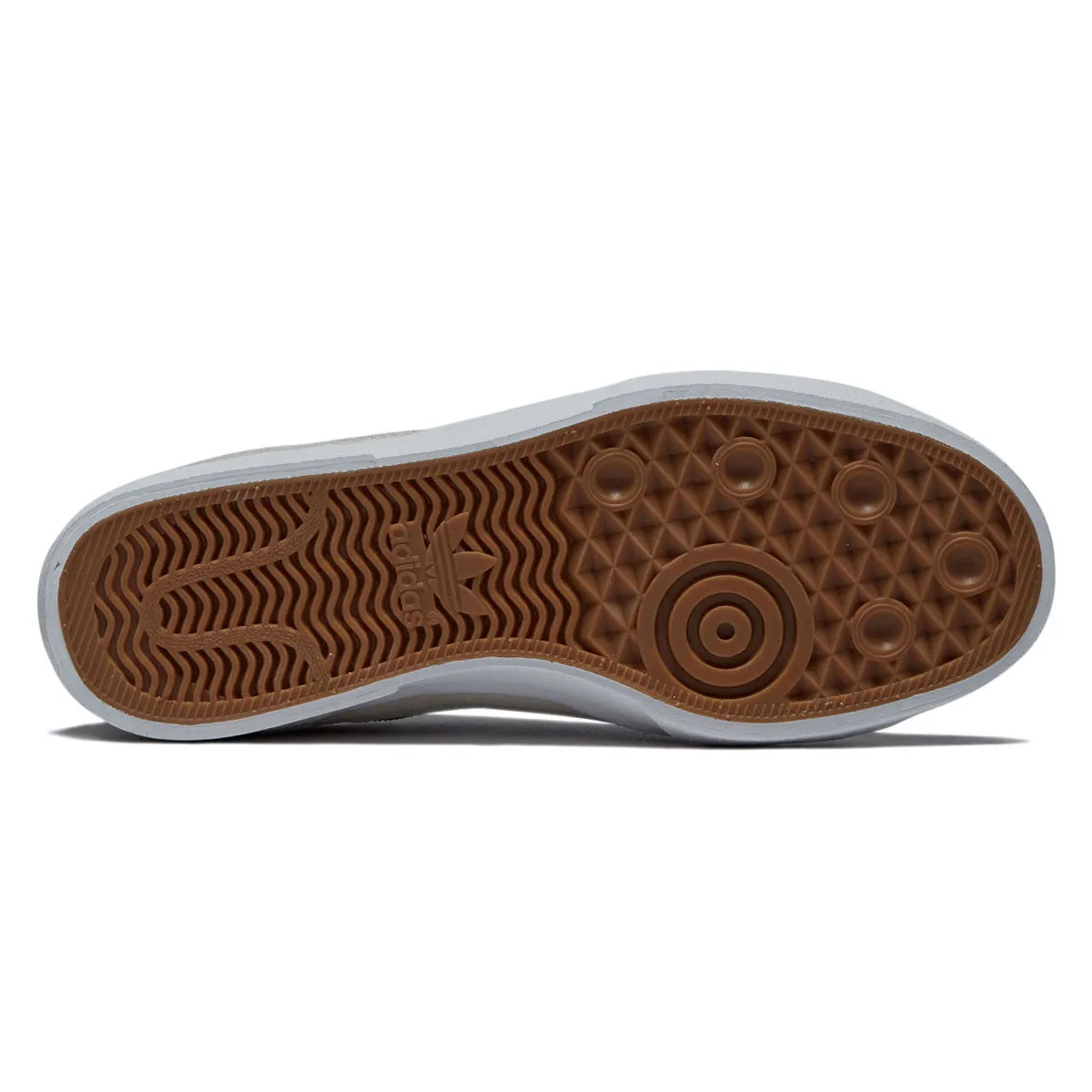 Strong Sole Adidas Court TNS Premiere Shoes - Aluminum/Core Black/Ftwr White