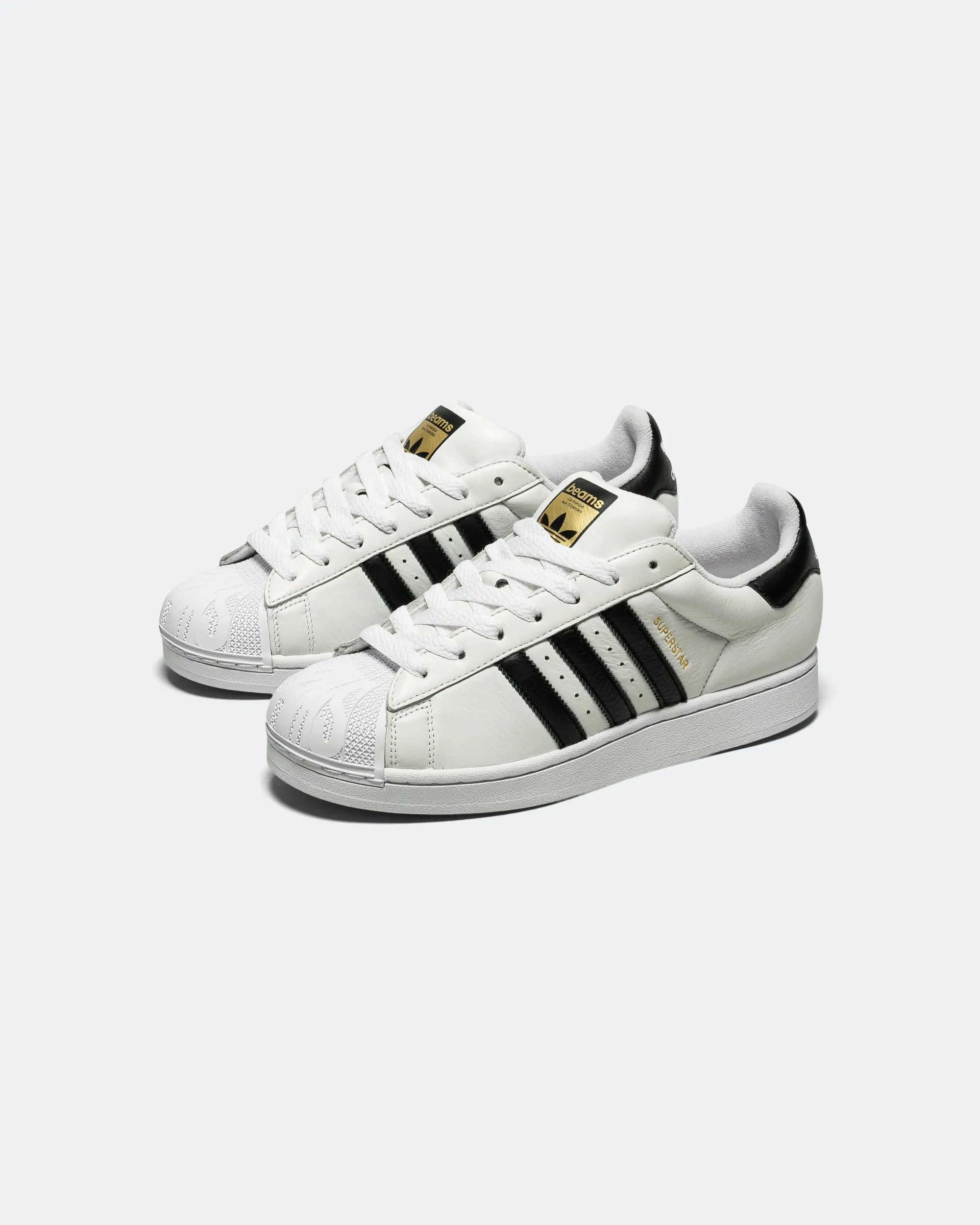 Superstar x BEAMS - Footwear White/Core Black-Gold Metallic Max Motion