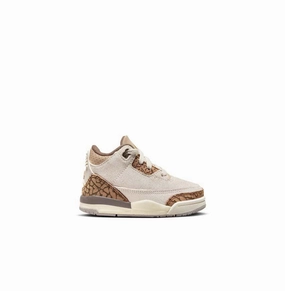 Toddler's Air Jordan 3 Retro 'Palomino' Meadow Run Soft cushion