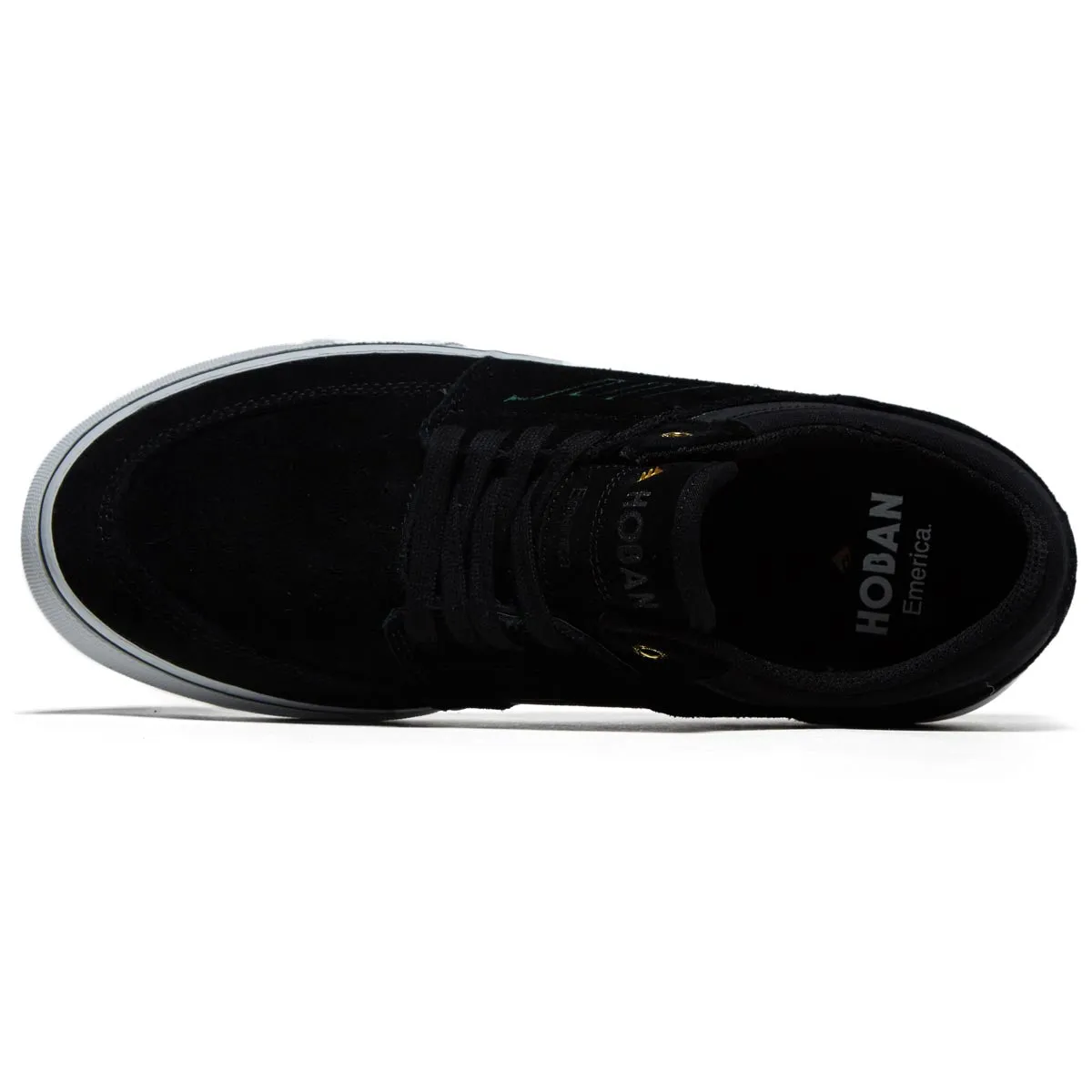 Toe Drive Emerica Hoban Shoes - Black/White/Gold