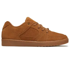 eS Accel Slim Shoes - Brown/Gum Quick Step Skater Wear