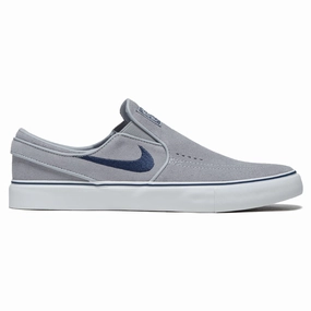 Nike SB Janoski  Slip Shoes - Wolf Grey/Navy/Wolf Grey/Summit White Durable Build