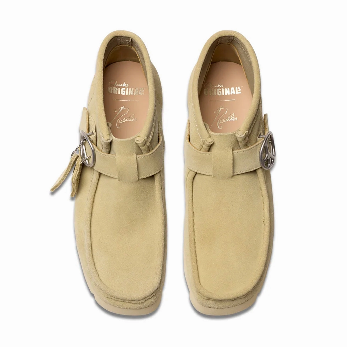 Travel Step-On Move Layer   NEEDLES Walla Strap Boot 'Maple Suede'