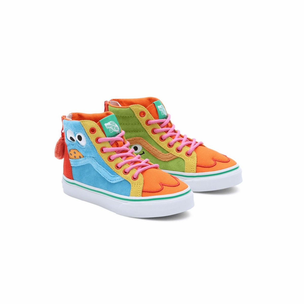 Travel Style   Sesame Street Kid's SK8-Hi Zip 'Multi'