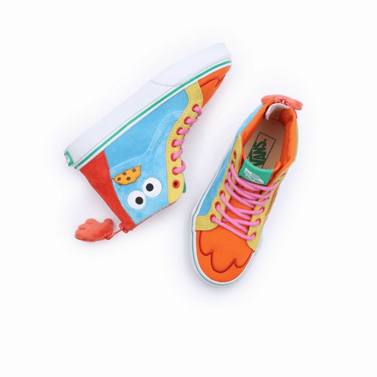 Travel Style   Sesame Street Kid's SK8-Hi Zip 'Multi'