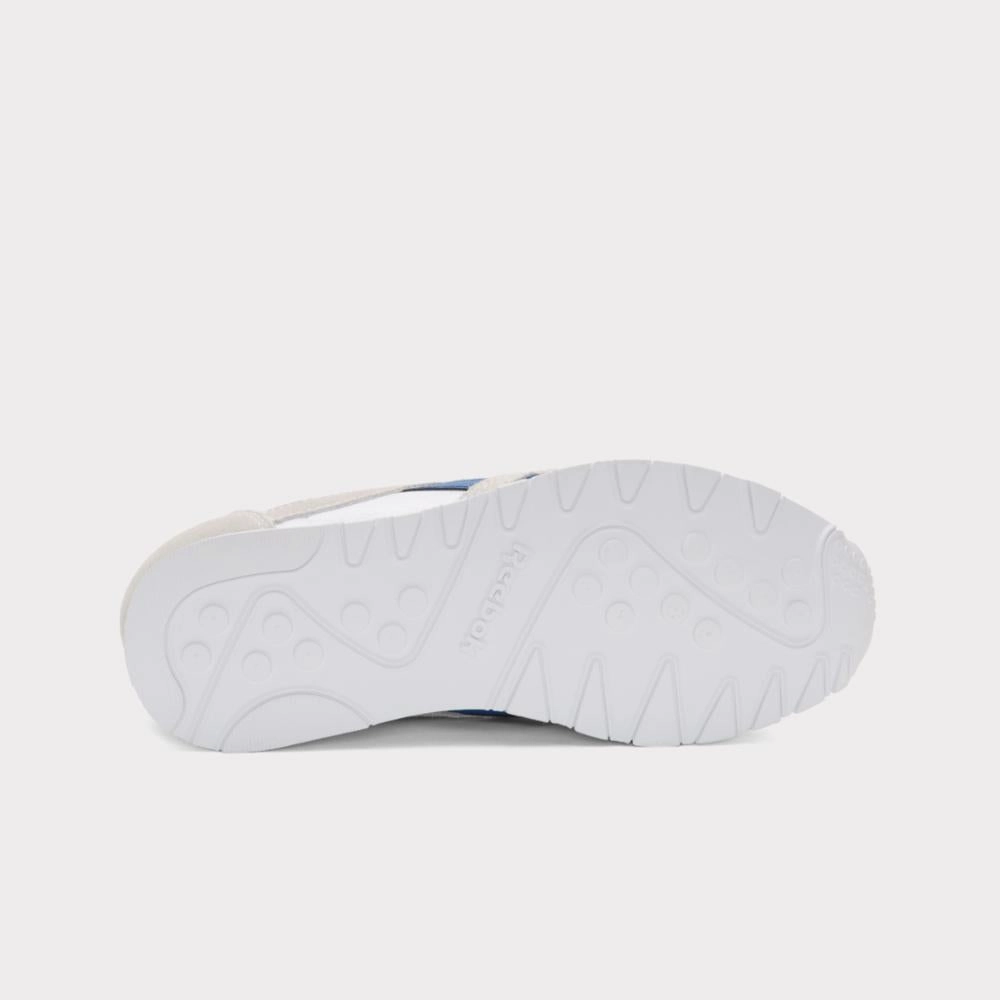 Trendy Comfort Reebok Footwear Men Classic Nylon Shoes WHITE/VECTOR BLUE/VECTOR RED