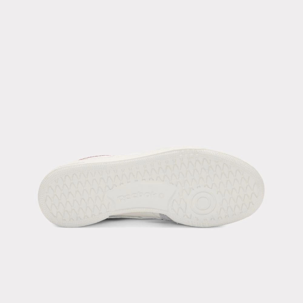 Trendy Design Reebok Footwear Men Club C Revenge Vintage Shoes CHALK/BURGUNDY/GREY