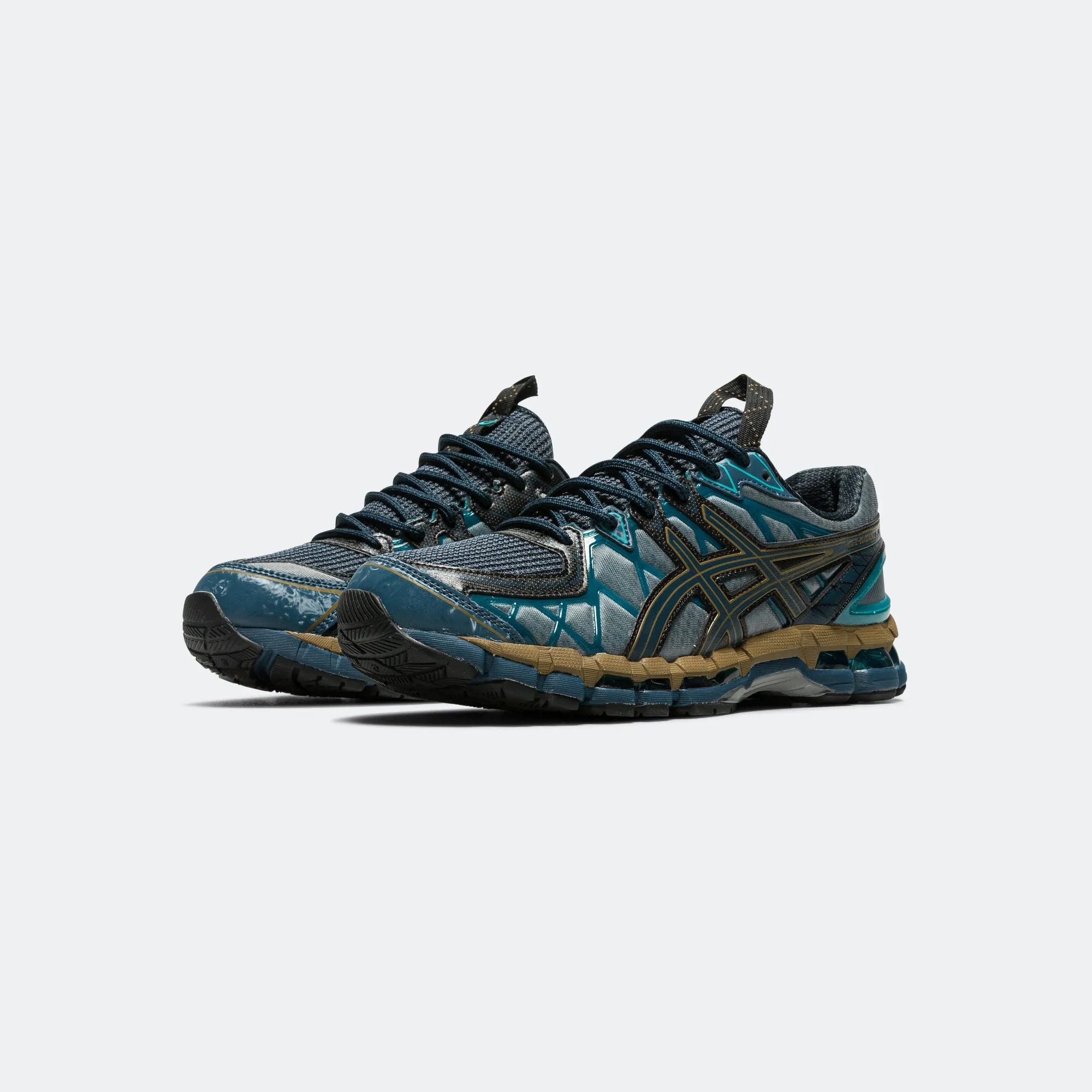 UB10-S GEL-Kayano 20 - Vintage Indigo/Sea Glass Soft Traction