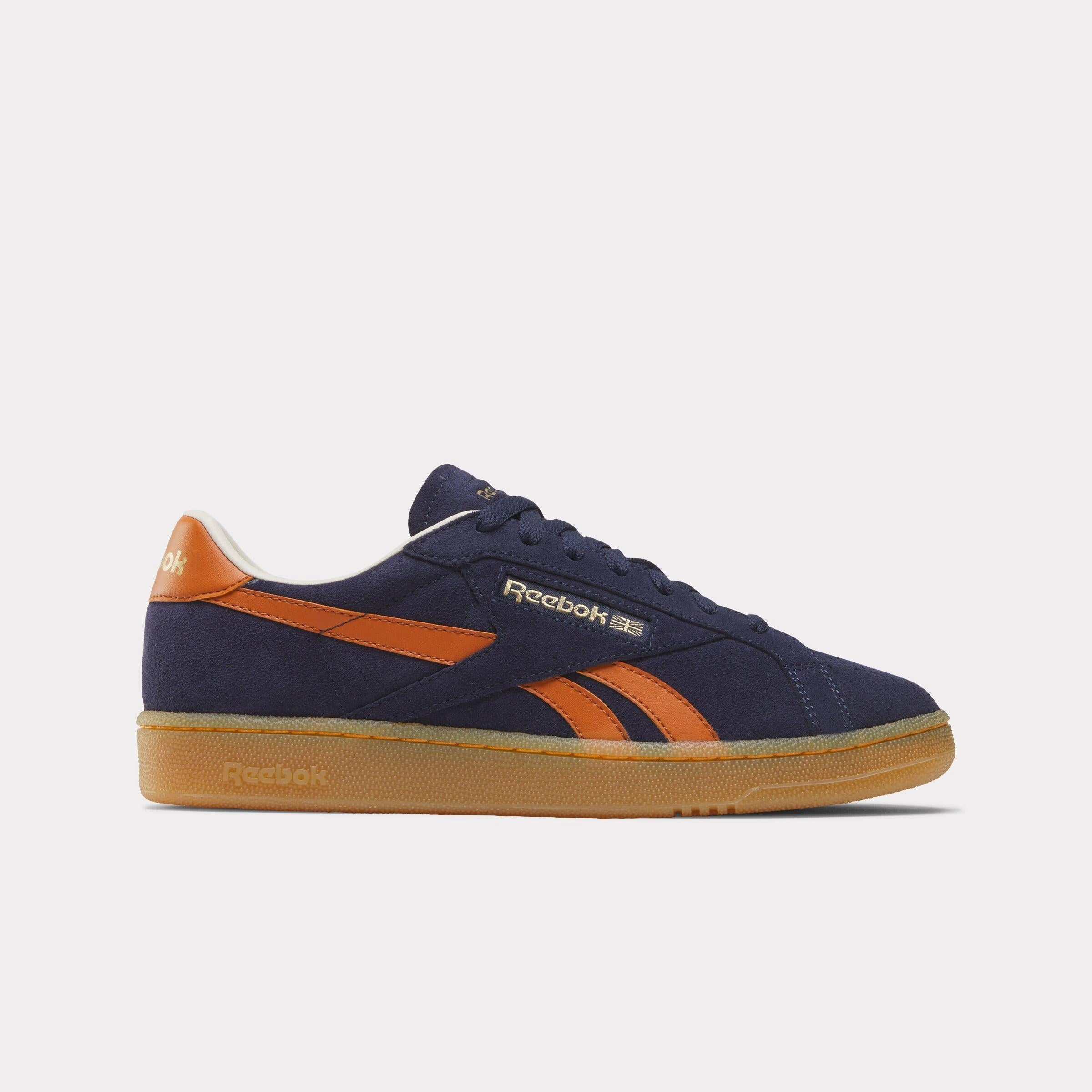 Ultimate Comfort Reebok Footwear Men Club C Grounds UK Shoes VECTORNAVY/DARKGINGER/RBKBRASS