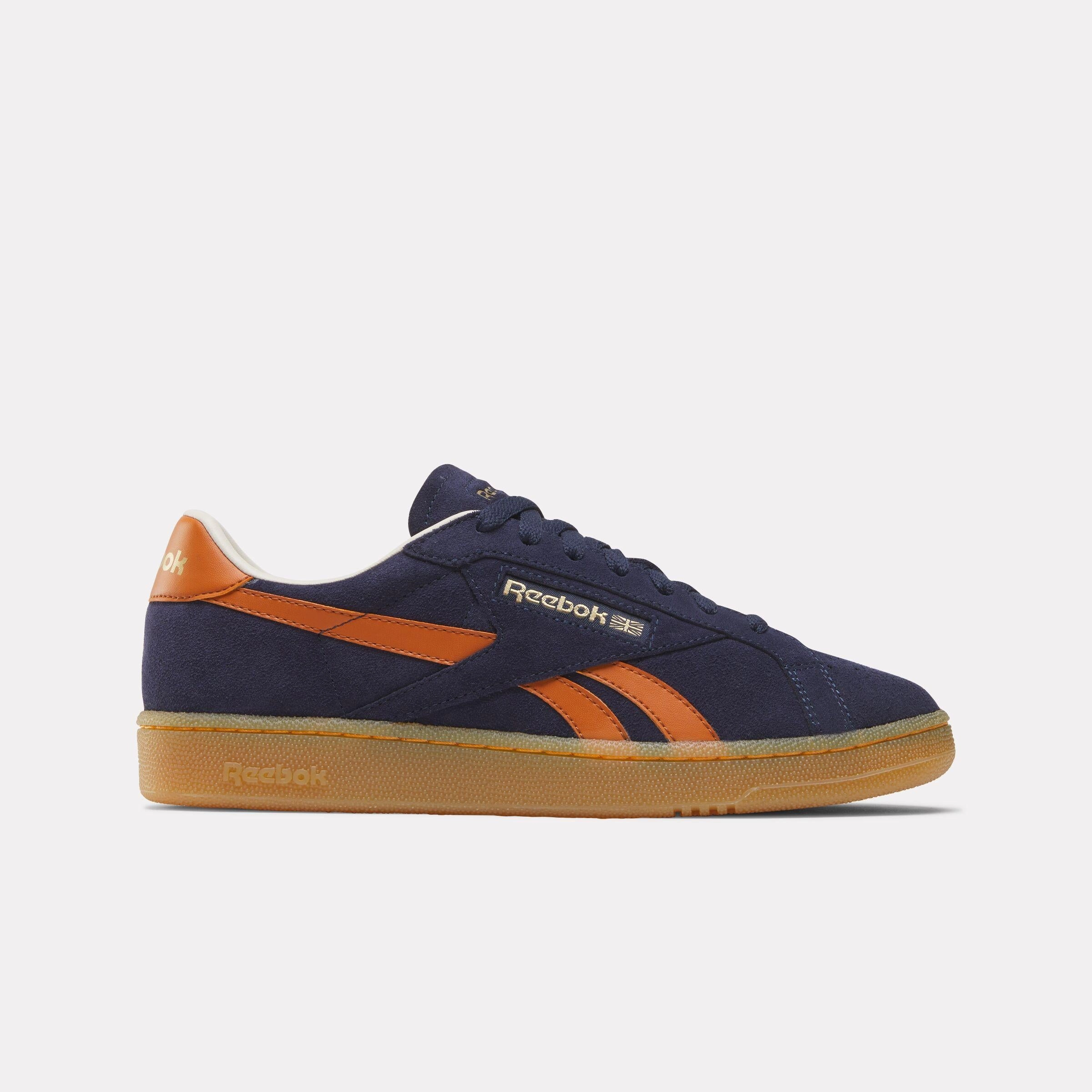 Reebok Footwear Men Club C Grounds UK Shoes VECTORNAVY/DARKGINGER/RBKBRASS Wind Jog