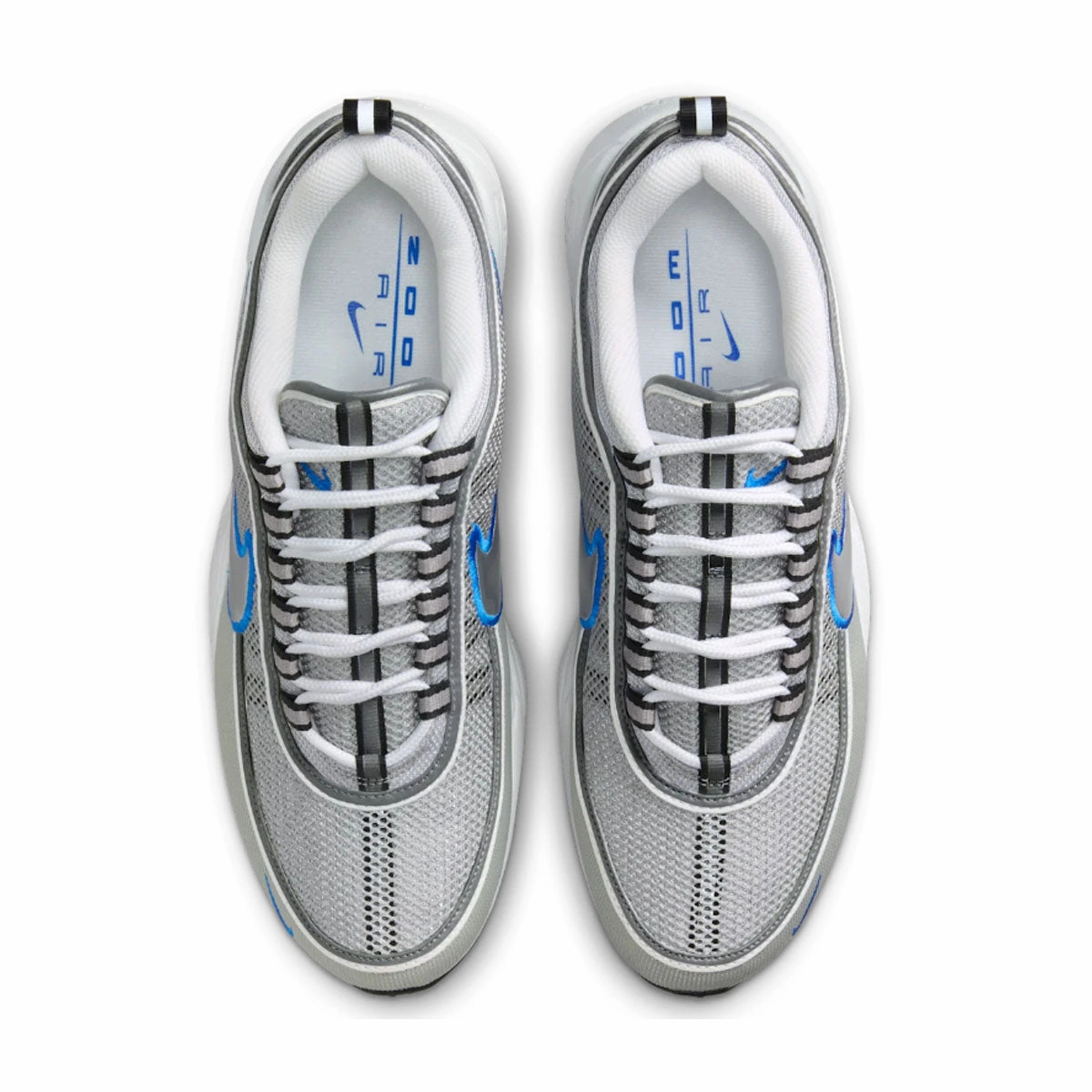 Upgraded piece Air Zoom Spiridon SP 'Metallic Silver Signal Blue'