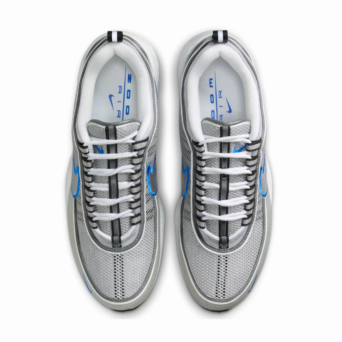 Upgraded piece Air Zoom Spiridon SP 'Metallic Silver Signal Blue'