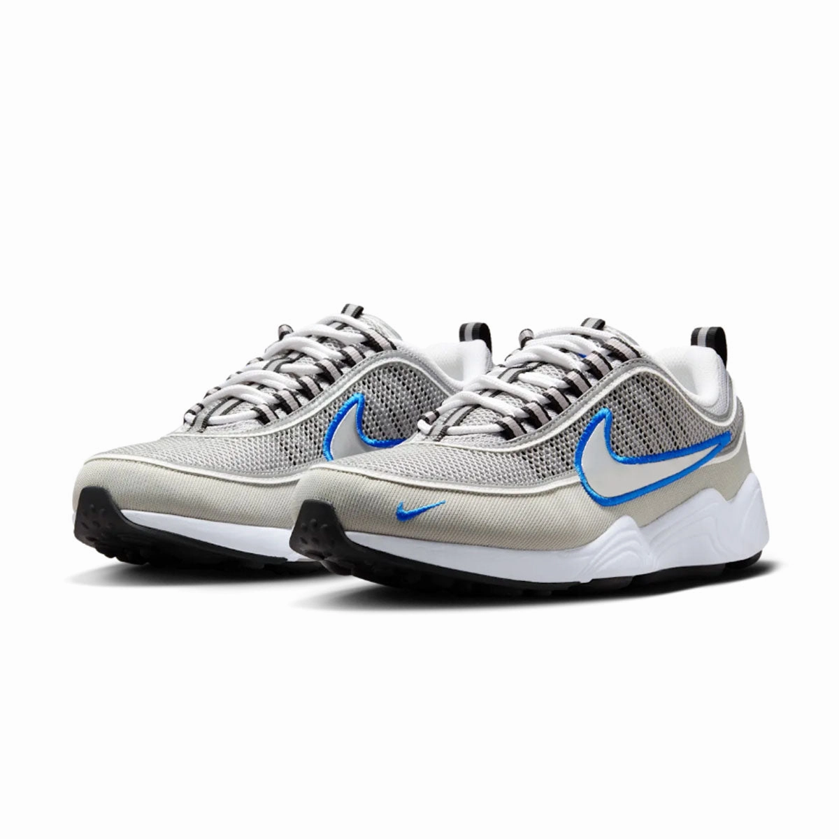 Upgraded piece Air Zoom Spiridon SP 'Metallic Silver Signal Blue'