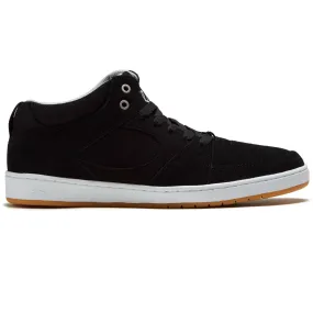 eS Accel Slim Mid Shoes - Black/White/Silver Flexible Comfort