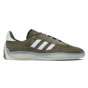 Adidas Puig Shoes - Olive Strata/Ftwr White/Gold Metallic Plush Style City Wear