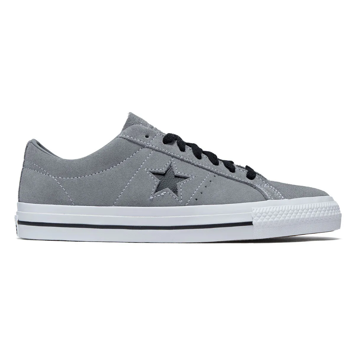Converse One Star Pro Ox Shoes - Classic Grey/Black/White Pro Level Ride Performance Comfort
