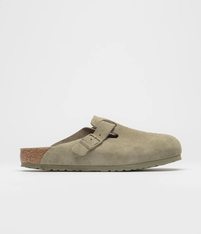 Fashion Lifestyle Sandals Classic Lifestyle Sandals Birkenstock Boston BS Sandals - Faded Khaki