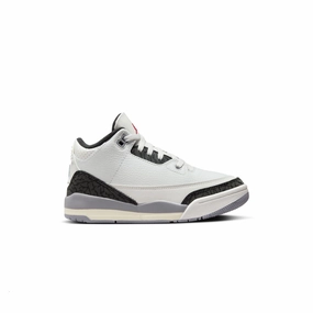 Peak Path Kids Air Jordan 3 Retro 'Cement Grey'