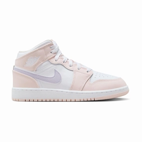 Kids Air Jordan 1 Mid 'Pink Wash' Air Flow