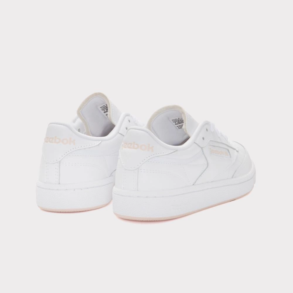 Urban Quick Step Reebok Footwear Women Club C 85 Shoes WHITE/WHITE/BLEACHED PEACH