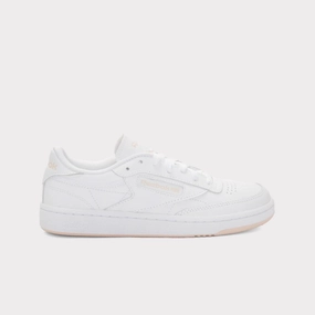 Park Chill Speed Walk Reebok Footwear Women Club C 85 Shoes WHITE/WHITE/BLEACHED PEACH