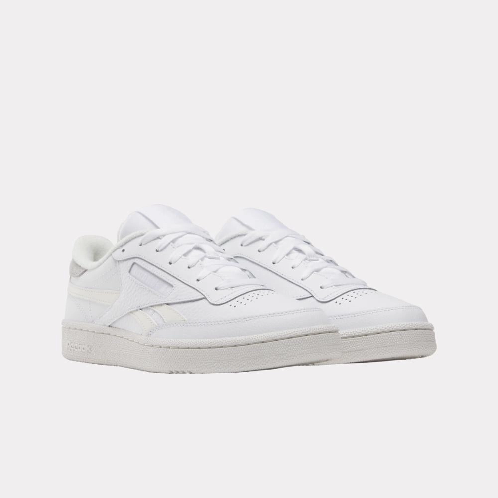 Urban Trend Step Reebok Footwear Men Club C Revenge Shoes WHITE/BARELYGREY/CHALK