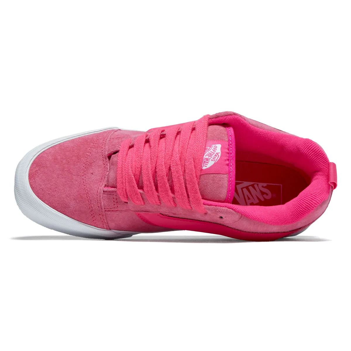 Vans Knu Skool Shoes - Nubuck Pink Glo Flexible Move