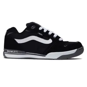 Vans Rowley XLT Shoes - Black/White 2025 Skateboard Performance Comfort Lacing Fit