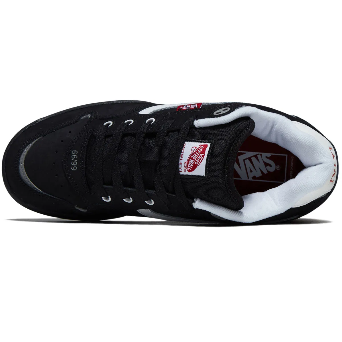 Vans Rowley XLT Shoes - Black/White/Red Impact Walk