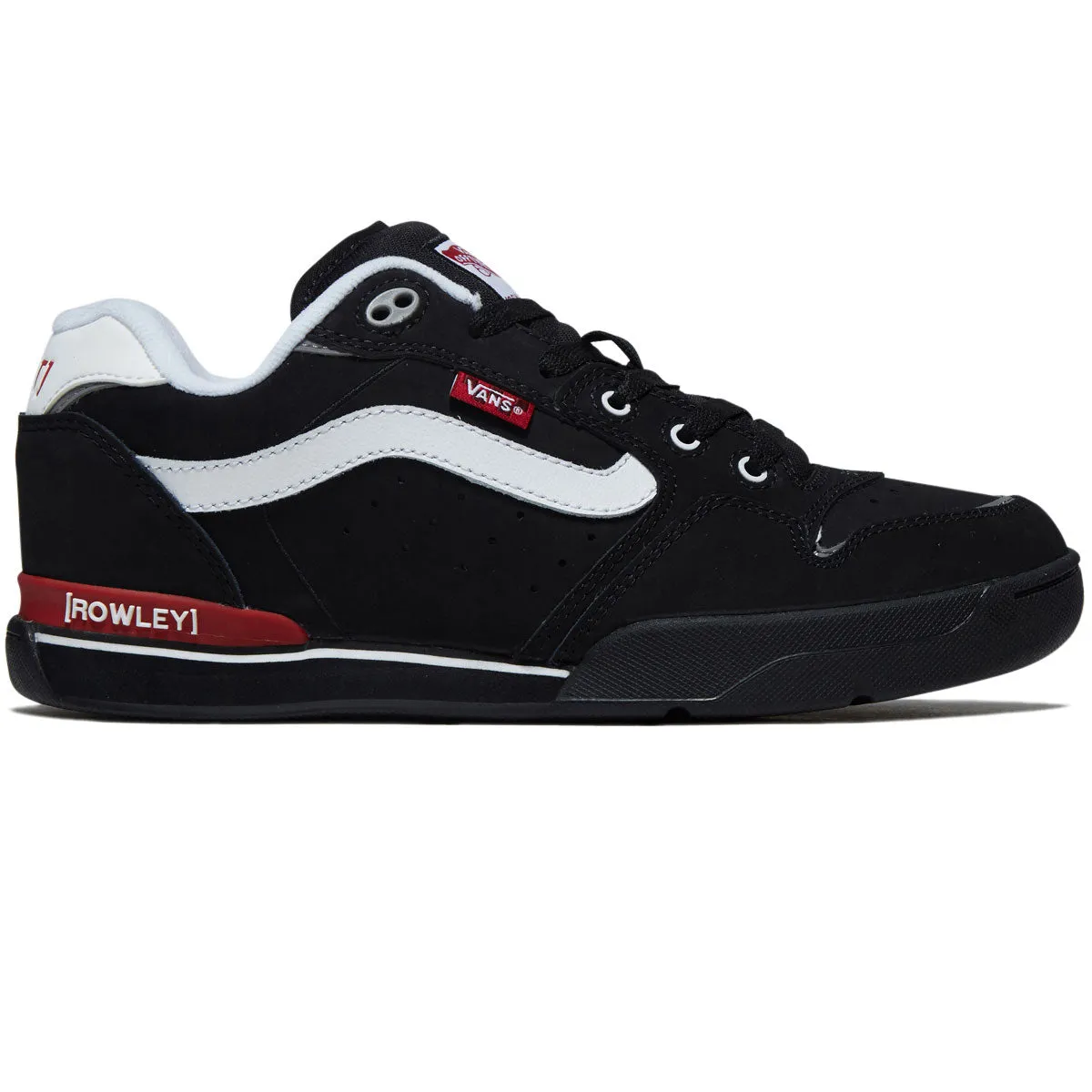 Skate Performance Gear Skate Ready Gear Vans Rowley XLT Shoes - Black/White/Red